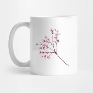 cherry blossom branch watercolour Mug